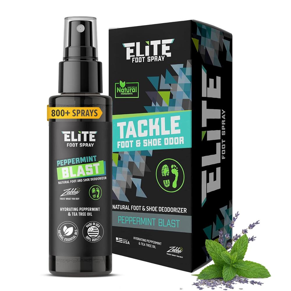 NWT Elite Sportz Shoe Deodorizer Peppermint 800+